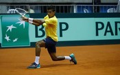 Monteiro passeia contra De Greef e abre vantagem para o Brasil na Copa Davis